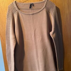 Elegant Beige Knit Sweater